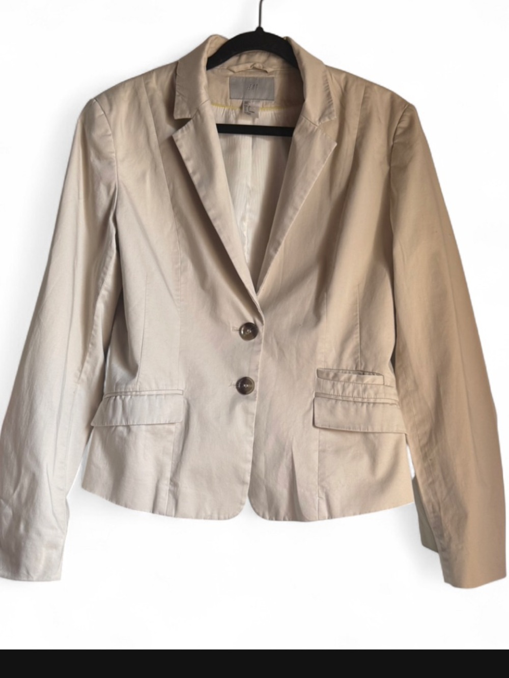 H&M Light Beige Tailored Blazer